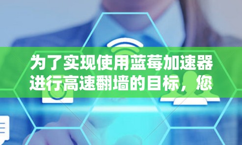 为了实现使用蓝莓加速器进行高速翻墙的目标，您可以按照以下步骤操作