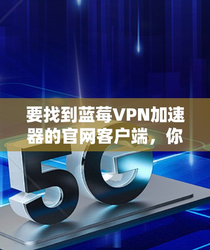 要找到蓝莓VPN加速器的官网客户端，你可以按照以下步骤进行